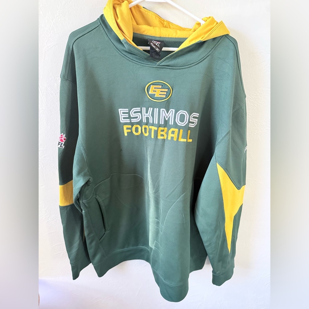 Reebok Green and Yellow CFL Jersey